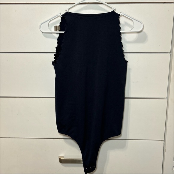 Free People Seamless Lettuce Edge Bodysuit - Picture 3 of 6